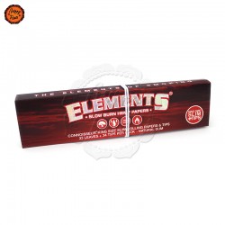 Mortalhas Elements Connoisseur Red King Size Slim+Filtros