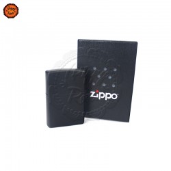 Isqueiro RAW Zippo Black with Black Logo