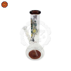 Bongo Vidro Black Leaf Beaker Hanuman 25,5cm