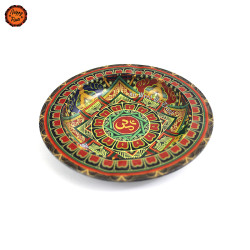 Cinzeiro Metal Black Leaf OM