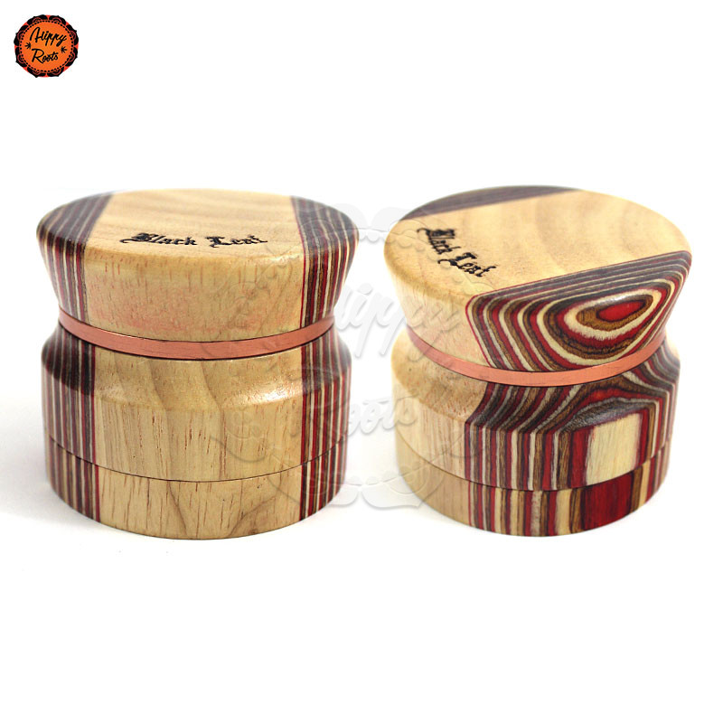 Grinder Madeira Ácer e Alumínio Black Leaf  Bege 4Pt. 68mm