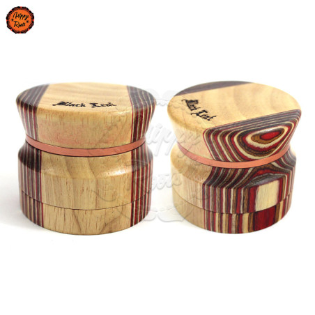 Grinder Madeira Ácer e Alumínio Black Leaf  Bege 4Pt. 68mm