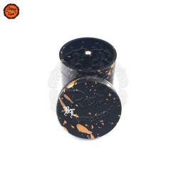 Grinder Alumínio Black Leaf Splashes 4Pt. 50mm