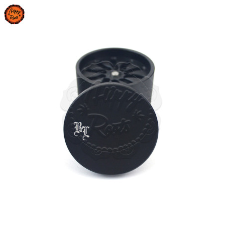 Grinder Alumínio Black Leaf Mashes Preto 4Pt. 53mm