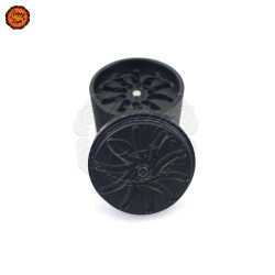 Grinder Alumínio Black Leaf Mashes Preto 4Pt. 53mm