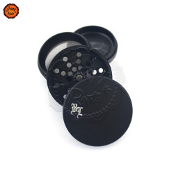 Grinder Alumínio Black Leaf Mashes Preto 4Pt. 53mm