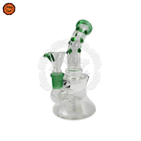 Bongo Vidro Breit Mini-Bubbler Drum Percolator Verde 16cm