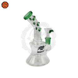 Bongo Vidro Breit Mini-Bubbler Drum Percolator Verde 16cm