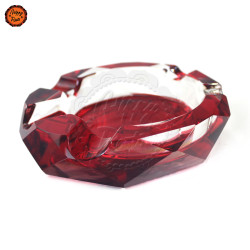Cinzeiro Vidro RAW Ruby Red