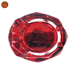 Cinzeiro Vidro RAW Ruby Red