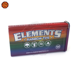 Filtros Pré-Enrolados Elements Lata Rainbow 100