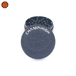 Grinder Alumínio Champ High Non Sticky Preto 4Pt. 63mm