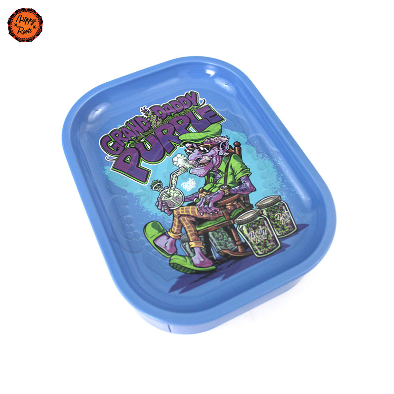 Caixa Tabuleiro Metal Best Buds Grand Daddy Purple