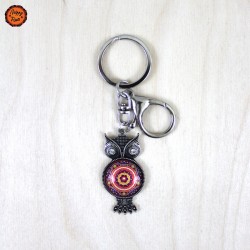 Porta-chaves Mandala Coruja