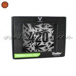 Tabuleiro V-Syndicate Vidro Pequeno 420 Black & White