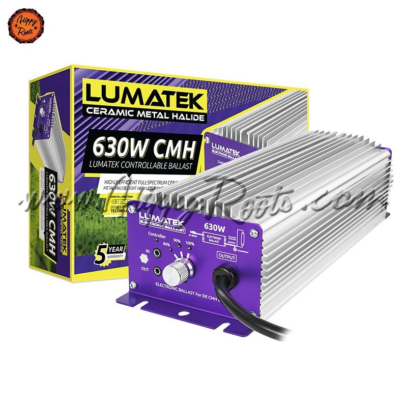 Balastro Lumatek 630W DE CMH Controlavel  com Potenciometro