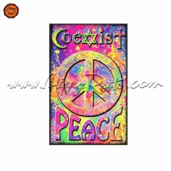 Poster Ultravioleta "Coexist Peace"