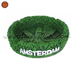 Cinzeiro Folha Verde Amsterdam 13cm