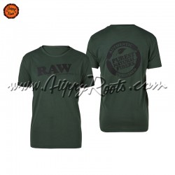 T-shirt RAW Verde Homem...