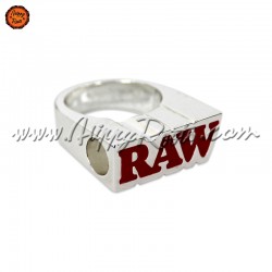 Raw Silver Smoker Ring