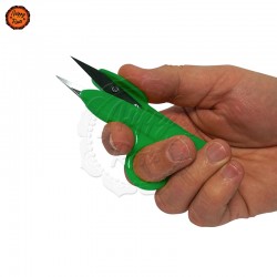 Tesoura Manicure com Argola Pure Factory Leaf Cutter