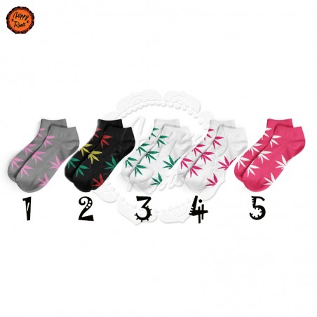 Soquetes Folhas Tamanho 36-42